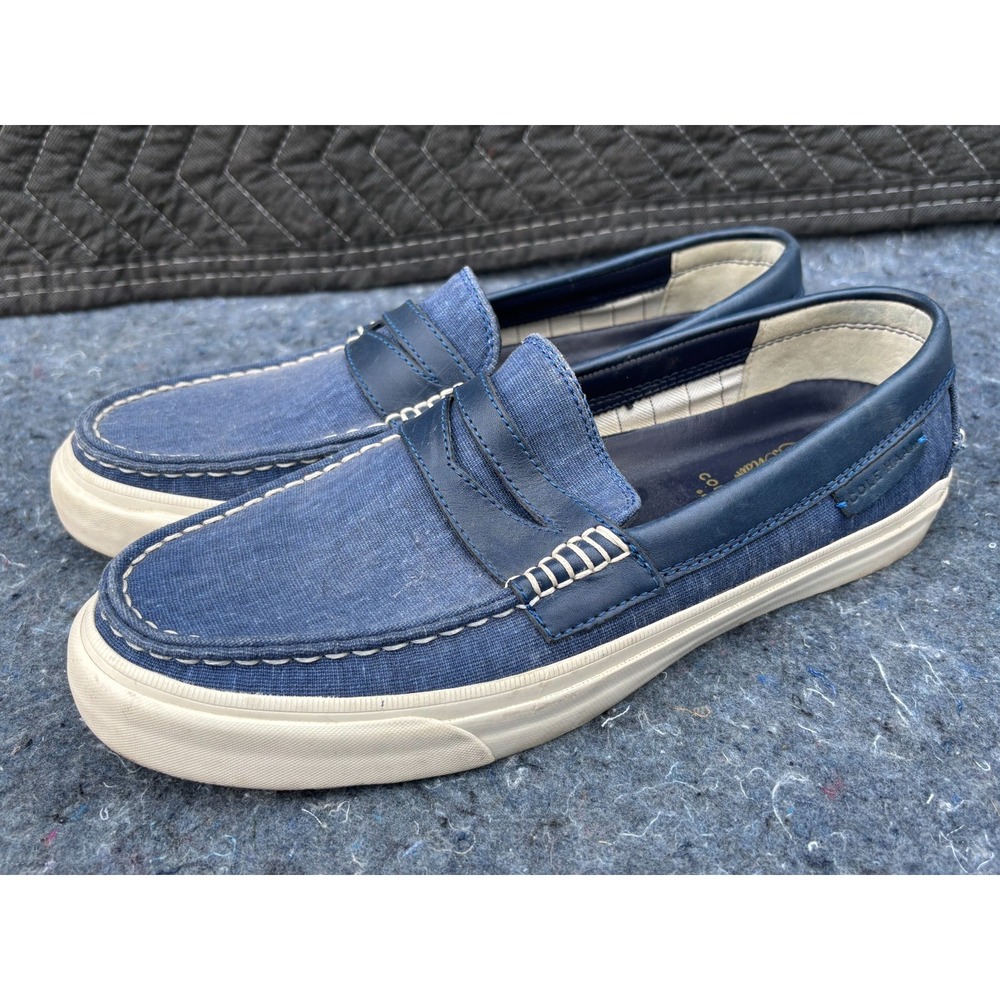 Cole Haan Grand Pinch Nantucket Men's Size 8 Penny Loafer Blue Shoes C27223